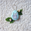 Porte-clés oeuf de lapin
