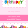 Carte cadeau Anniversaire