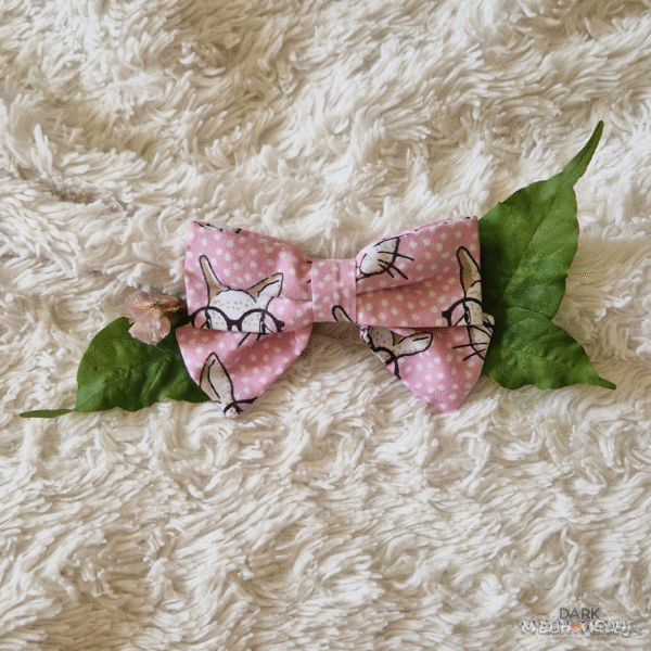 12 Barrette nœud Lapinou Nina