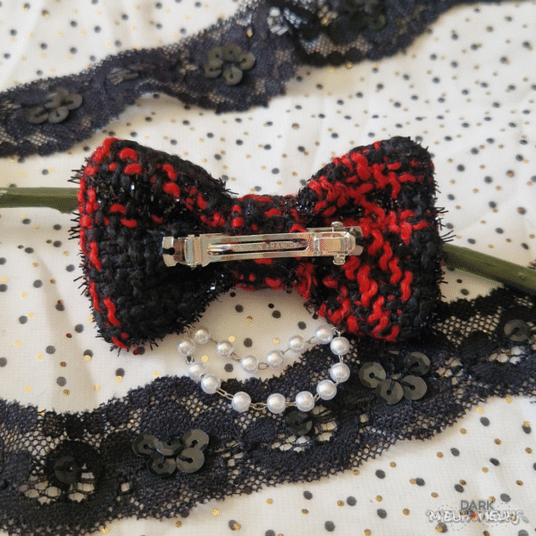 Barrette nœud Nana - version luxe